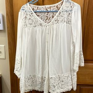 Long sleeved button up blouse - never worn